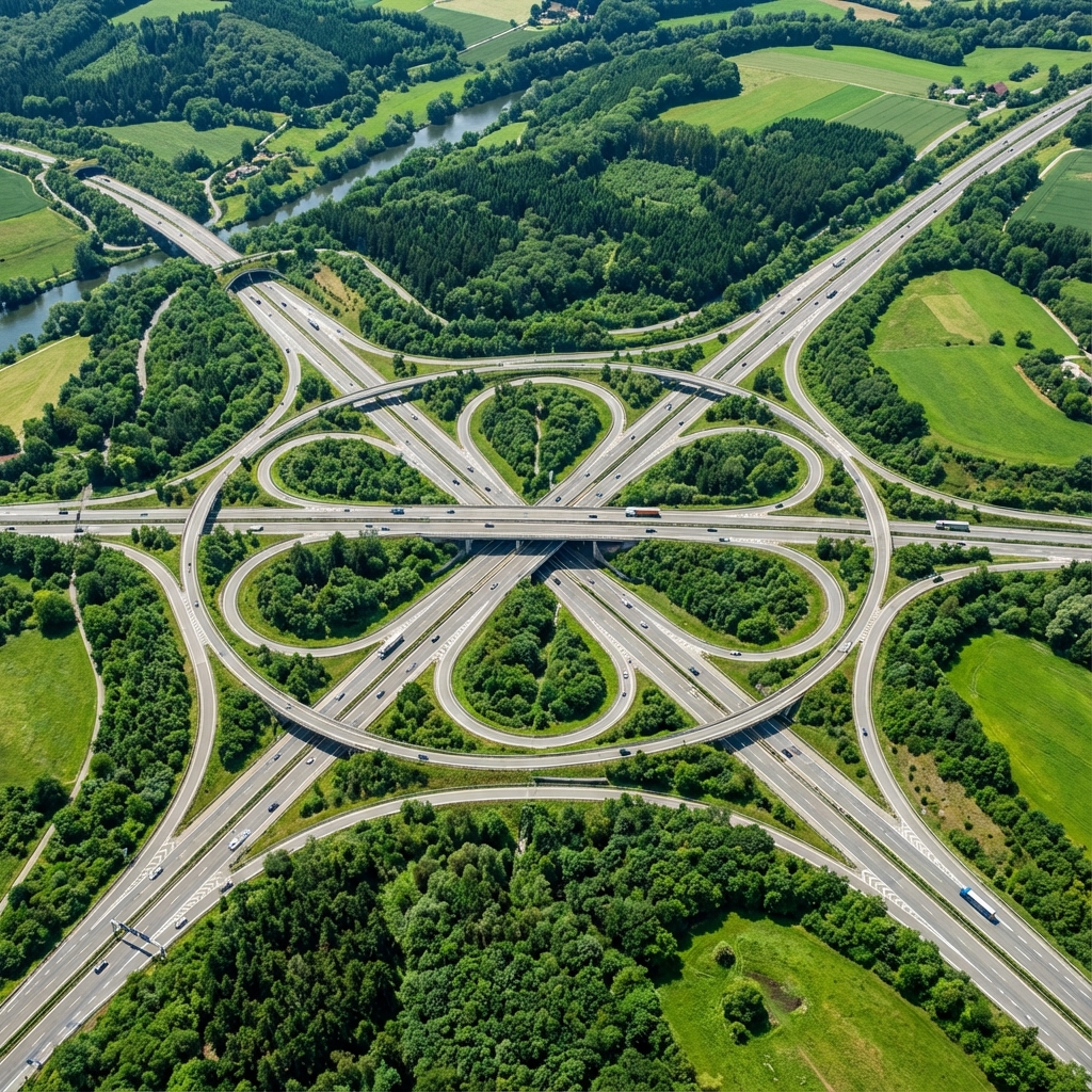 Nagpur Marina Expressway Network Aerial